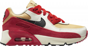 Air max 90 red leather sales