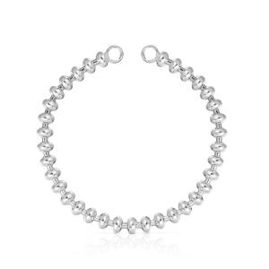 Браслет Tous Hold Oval Chain Ball Motifs, серебро