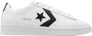 Converse pro deals leather ox white