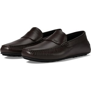 Кроссовки BOSS Smooth Leather Slip-On Drivers, цвет Smooth Chocolate