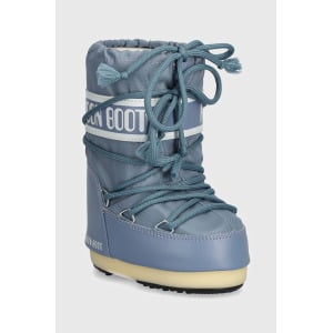 Детские зимние ботинки Moon Boot ICON NYLON, серый