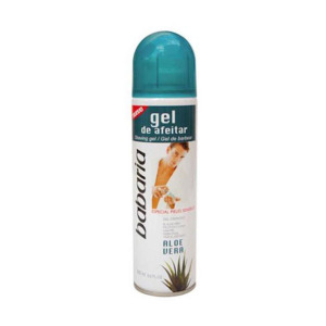 Пена для бритья Gel de afeitar piel sensible aloe vera Babaria, 200 мл