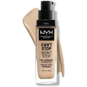 Can'T Stop Won'T Stop Тональный крем с полным покрытием Vegan Formula Matte Finish Оттенок Nude 06.5, Nyx Professional Makeup