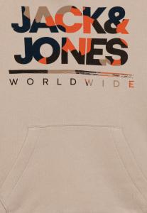 Толстовка с капюшоном JJLUKE JNR Jack & Jones Junior, кремовый