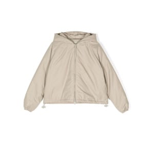 Куртка FEAR OF GOD ESSENTIALS KIDS Fullzip с логотипом, серый