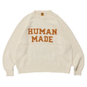 Свитер Human Made Raglan Knit Sweater 'White', белый