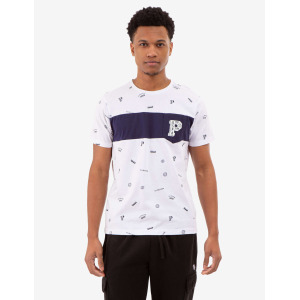 Футболка U.S. Polo Assn. Allover USPA Print With Chest Pocket, белый