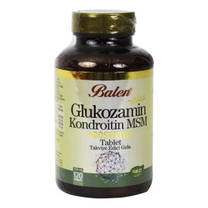 Активная добавка глюкозамин Balen Chondroitin Msm Boswellia, 120 капсул, 2 штуки