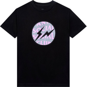 Футболка Anti Social Social Club x Fragment Called Interference Tee 'Black', черный