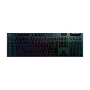 Клавиатура игровая беспроводная механическая Logitech G913, Linear Red Swich, английская раскладка, чёрный