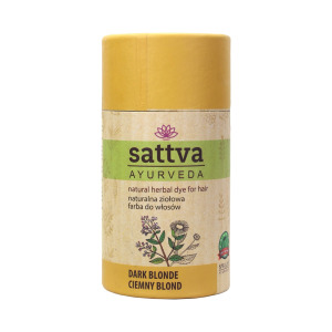 Sattva Краска для волос Natural Herbal Dye for Hair натуральная травяная краска для волос Темно-русый 150г