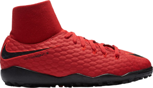 Nike Jr HypervenomX Phelon 3 DF TF GS University Red