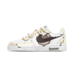 Кроссовки Nike Court Vision 1 Skateboarding Shoes Men Low-top Beige/brown, цвет Twilight