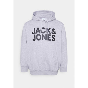 Худи Jack & Jones Jjecorp Logo Ps, светло-серый меланж