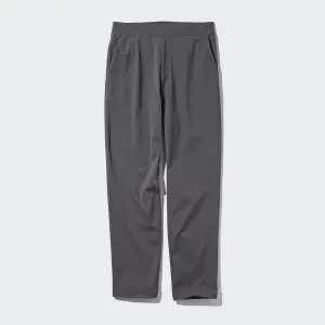 Брюки UNIQLO Ultra Stretch Dry-ex удлиненные, серый