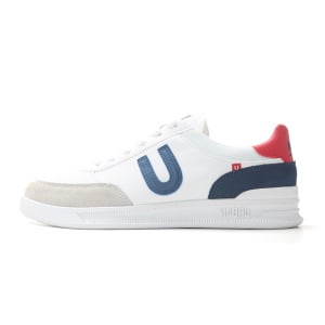 Кроссовки URBAN AUTHENTIC Skateboarding Shoes Men Low-top White/Gray/Blue, белый