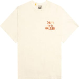 Футболка Gallery Dept. French Tee 'Creme', кремовый