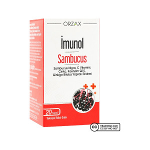 Пищевая добавка Orzax Imunol Sambucus Nigra, 20 капсул