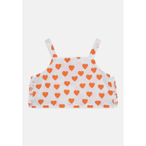 Топ HEARTS CROP TINYCOTTONS, цвет off-white