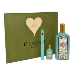 Gucci, Flora Gorgeous Jasmine, парфюмерный набор, 3 шт