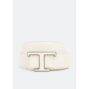 Ремень TOD'S Timeless leather belt, белый