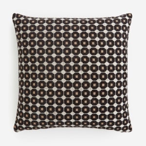 Декоративная наволочка H&M Home Patterned, черный