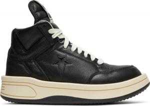 Converse Rick Owens x TURBOWPN Mid Black Cloud Cream