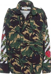 Jaket off white rose shop