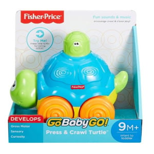 Fisher Price, Крутая игрушка для ползания черепахи, FPM22