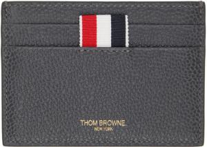 Серая визитница с лобстером Thom Browne