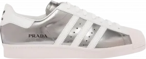Adidas Prada x Superstar Silver Metallic