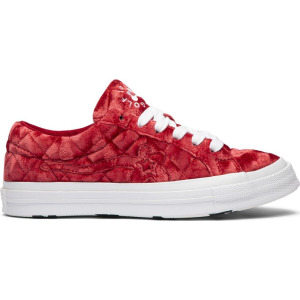 Кроссовки Converse Golf Le Fleur x One Star Quilted Velvet Cherry, красный