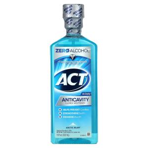 Ополаскиватель Act для рта с фторидом против кариеса, арктический заряд, 532 мл