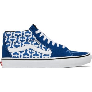 Кеды Vans Supreme x Grosso Mid Monogram S - Royal, синий