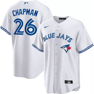 Мужская футболка Nike Toronto Blue Jays Matt Chapman #26 White Home Cool Base