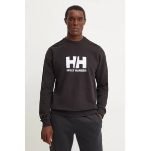 Толстовка с логотипом HH из хлопка Helly Hansen, черный