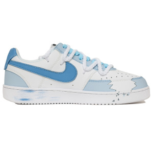 Кроссовки Nike Court Vision 1 Skateboarding Shoes Men Low-top Blue/white, голубой