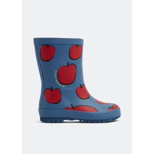 Ботинки STELLA MCCARTNEY Apple print rain boots, синий