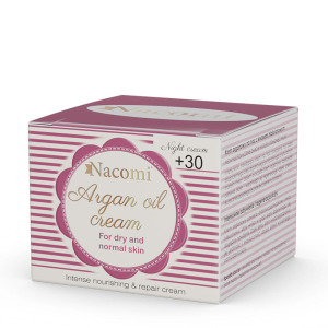 Nacomi Argan Oil Cream аргановый крем с гиалуроновой кислотой 30+ на ночь 50мл