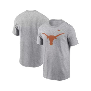 Мужская футболка с логотипом Heather Grey Texas Longhorns Primetime Evergreen Nike, серый