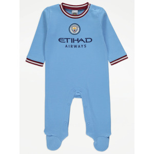Голубой пижамный комбинезон футбольного клуба Manchester City George., синий