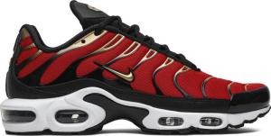 Air max plus gold and red 2025