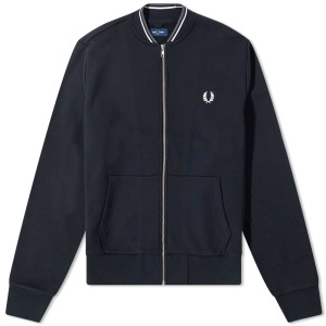 красный бомбер Perry на молнии Fred Perry Authentic