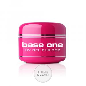 Silcare Base One Thick Clear бесцветный гель для наращивания ногтей 15г