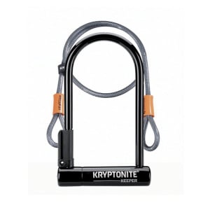 U - образным Pамком Kryptonite Keeper Standard Kflex, черный