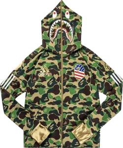 Green adidas clearance zip up hoodie