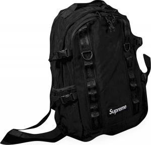 All black supreme top backpack