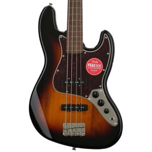 Squier Classic Vibe '60s Fretless Jazz Bass - 3-Tone Sunburst 0374531500