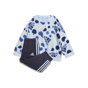 Спортивный костюм Adidas Sportswear Essentials Allover Print Jogger, синий