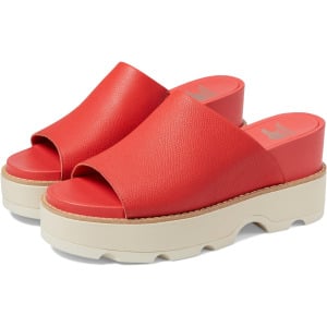 Сандалии SOREL Joanie IV Slide Wedge, цвет Red Glo/Sea Salt